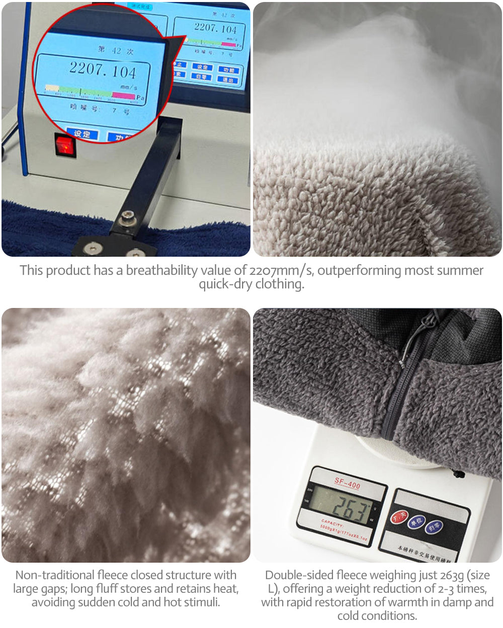 TAVATINO Alpha double-sided cloud fleece jacket ZT-1215