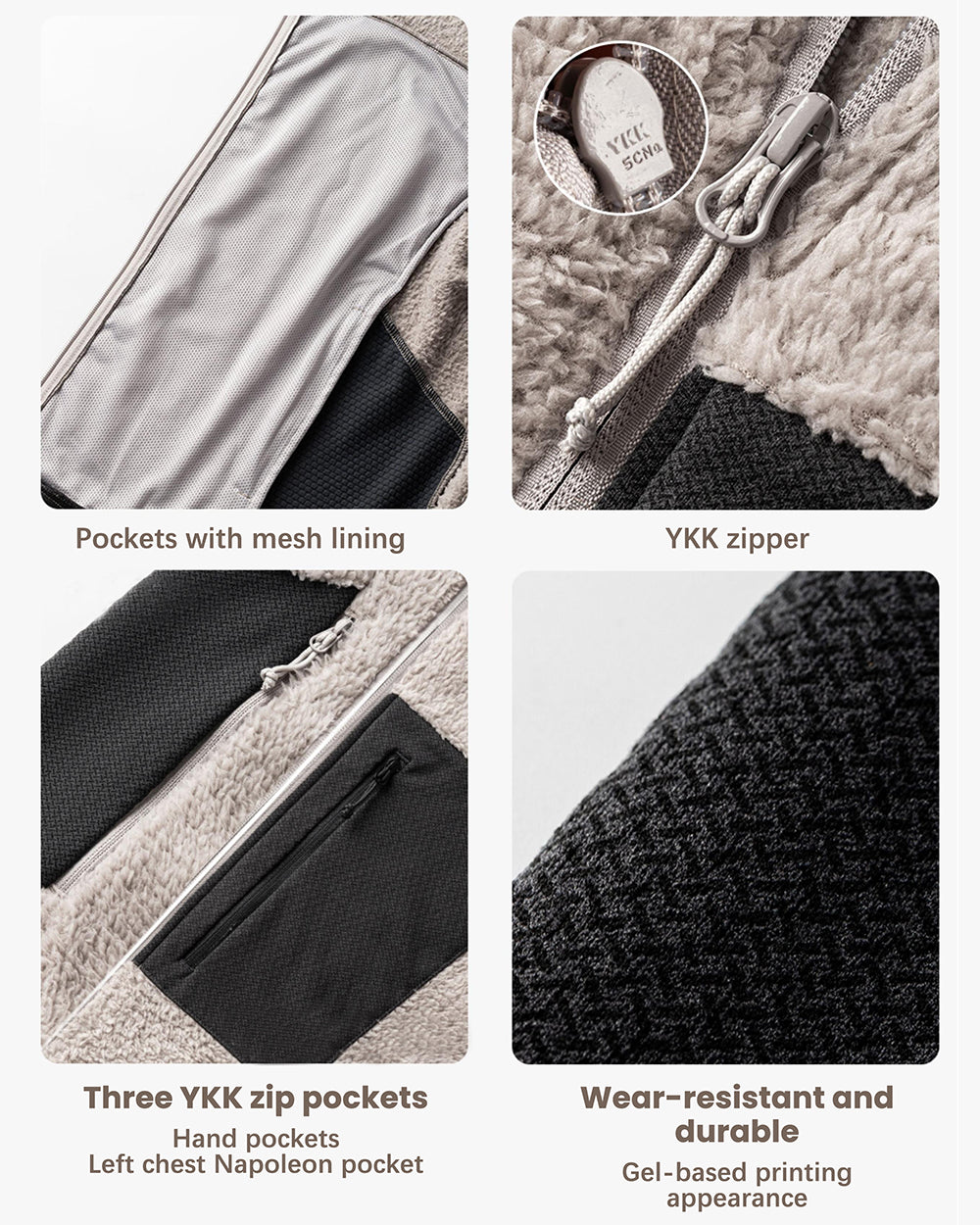 TAVATINO Alpha double-sided cloud fleece jacket ZT-1215