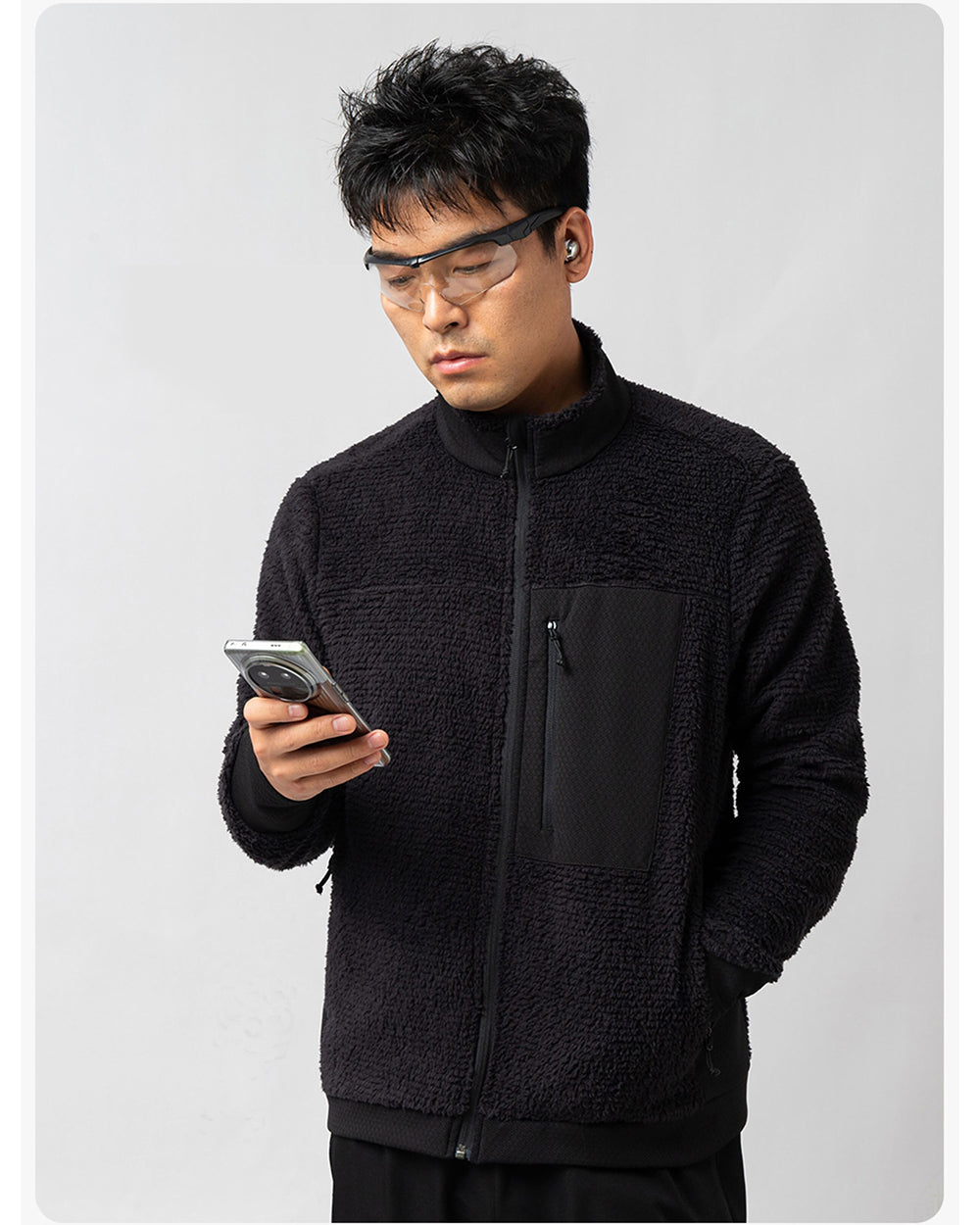 TAVATINO Alpha double-sided cloud fleece jacket ZT-1215