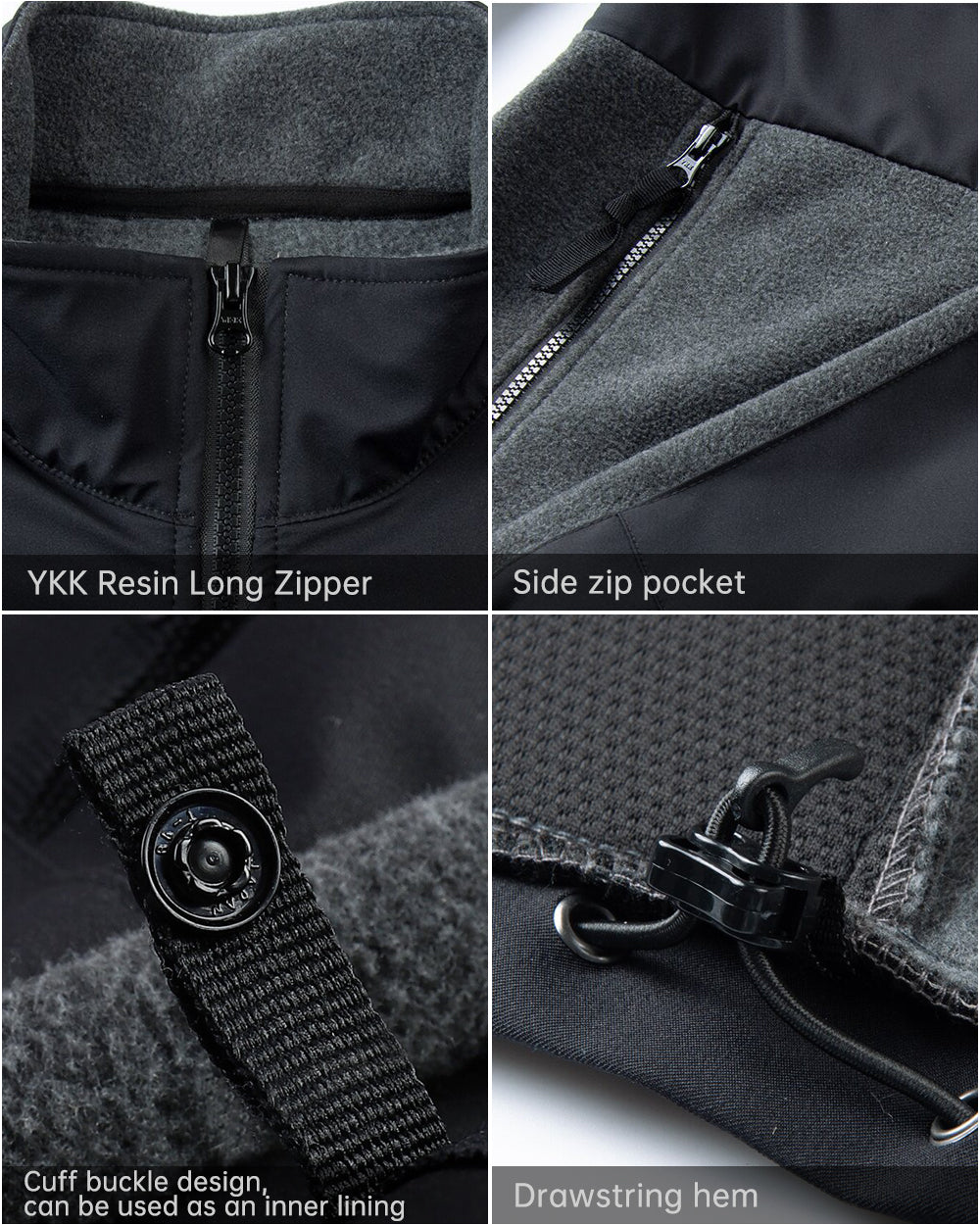 TAVATINO Classic Thermal Fleece Outdoor Commuter Jacket ZT-21WT67