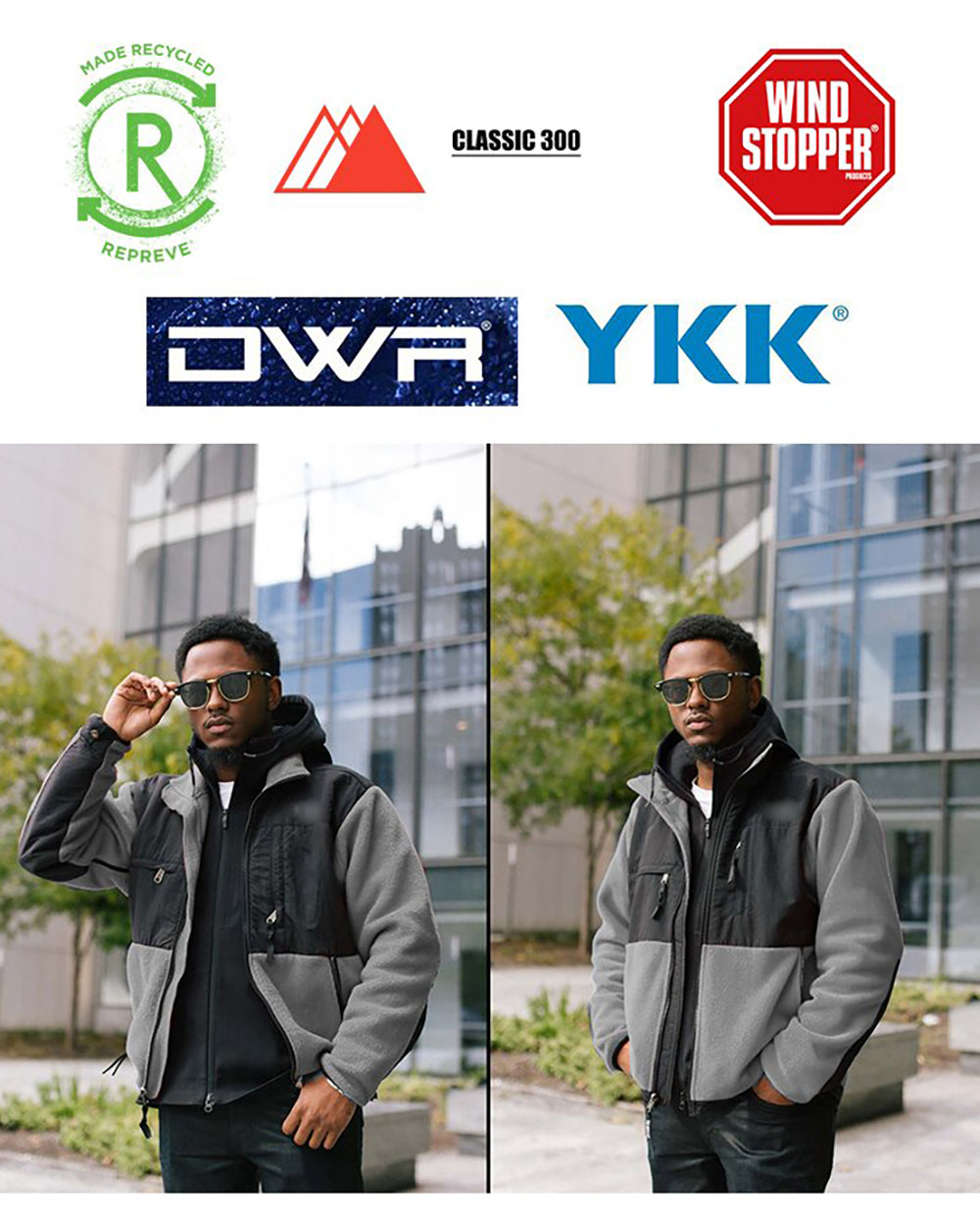 TAVATINO Classic Thermal Fleece Outdoor Commuter Jacket ZT-21WT67