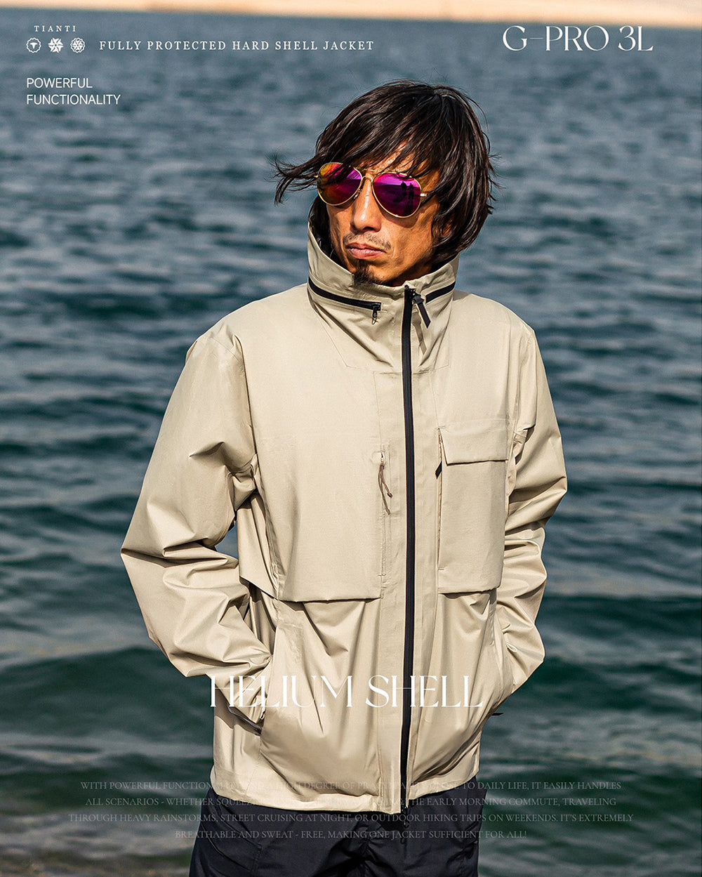 TAVATINO G-PRO 3L Stormproof Hard Shell ZT1051