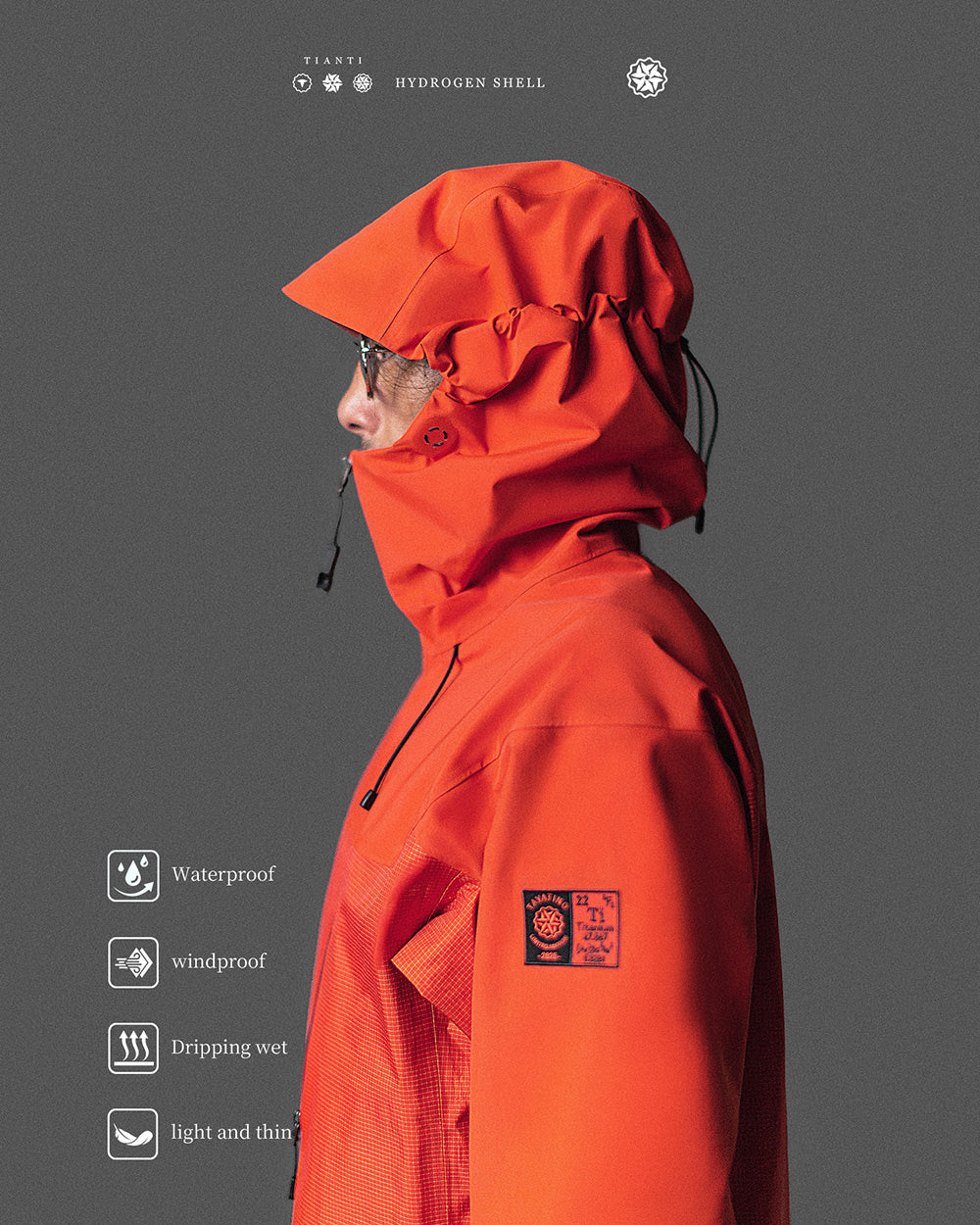 TAVATINO LCP Titanium Storm Shell ZT1152-2