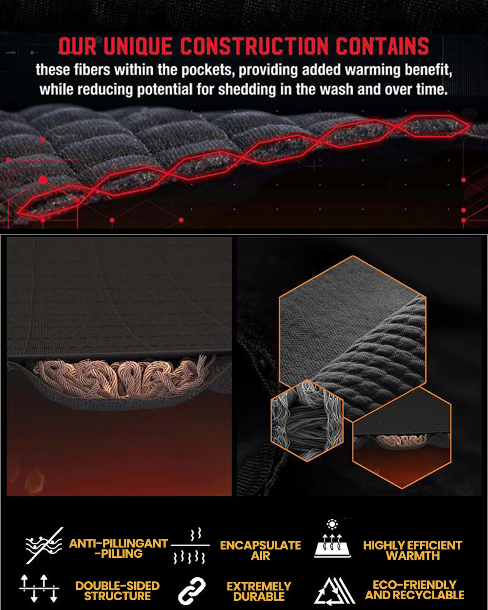 TAVATINO Non pilling bubble fleece hooded fleece jacket ZT-9008