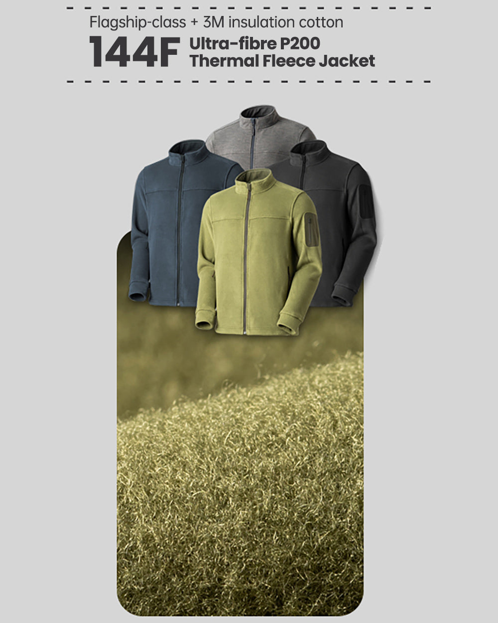 TAVATINO Ultra-Fiber P200 Fleece Jacket ZT-1039