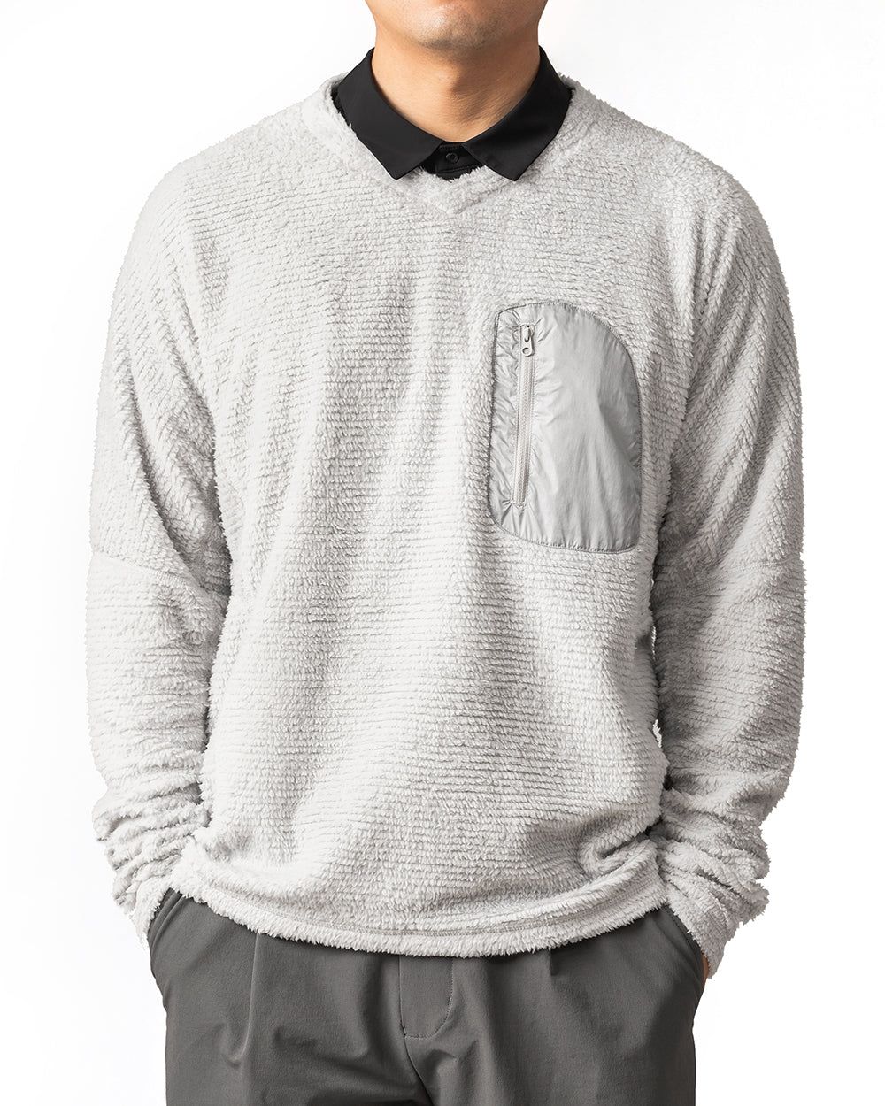 TAVATINO Alpine Cloud V-Neck Pullover ZT1903