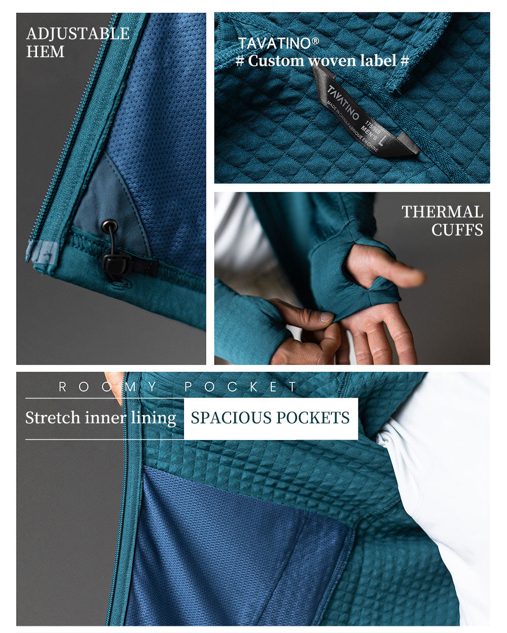 TAVATINO Award-Winning P-AIR Fleece Jacket (Unisex) ZT1068 / ZT1112 - TAVATINO