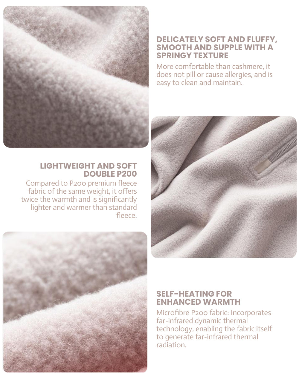 TAVATINO ComfortWeave Anti-Choke Fleece Mid-Layer ZT-1080