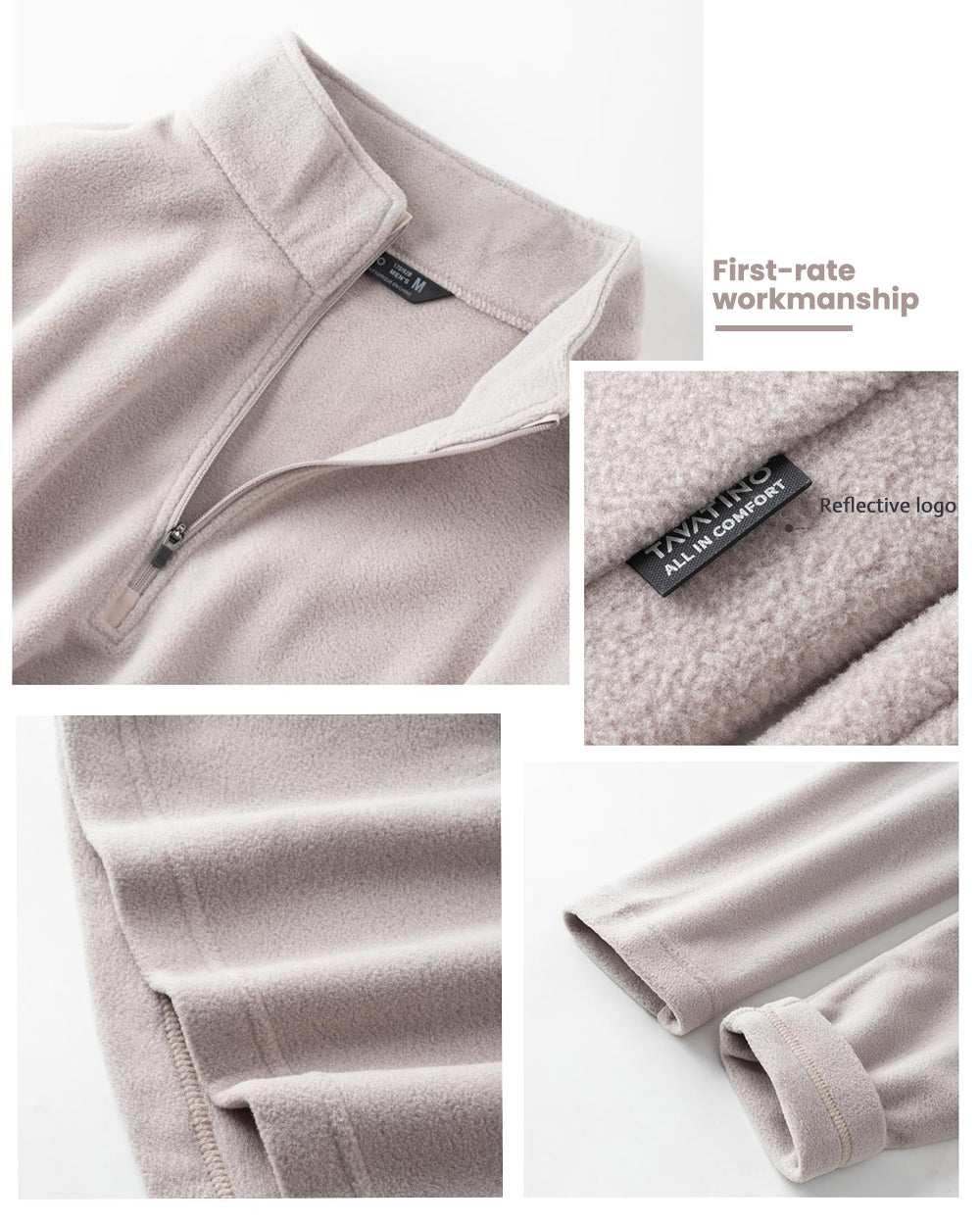 TAVATINO ComfortWeave Anti-Choke Fleece Mid-Layer ZT-1080