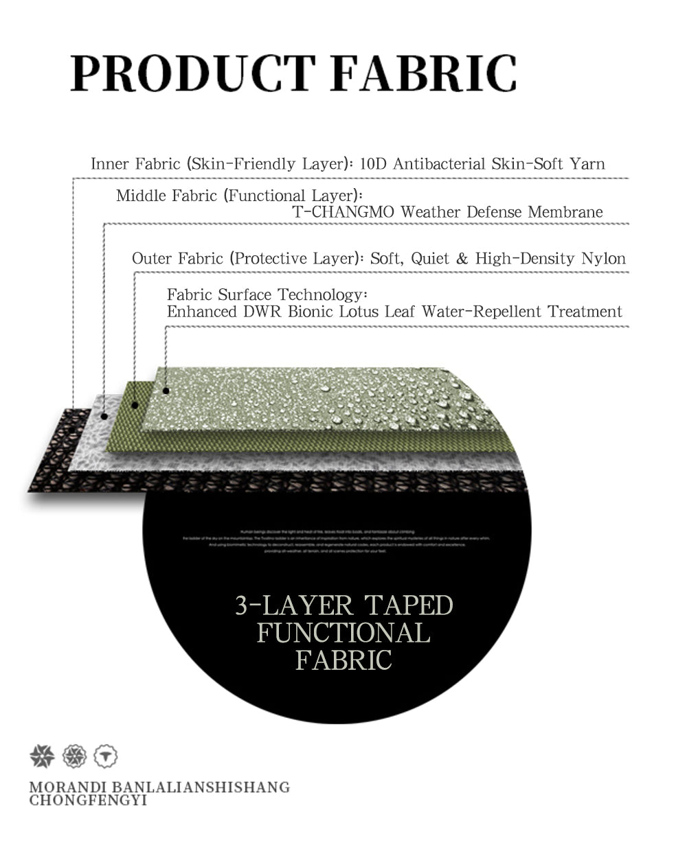 TAVATINO Half-Zip Fashion Hard Shell ZT1048 - TAVATINO