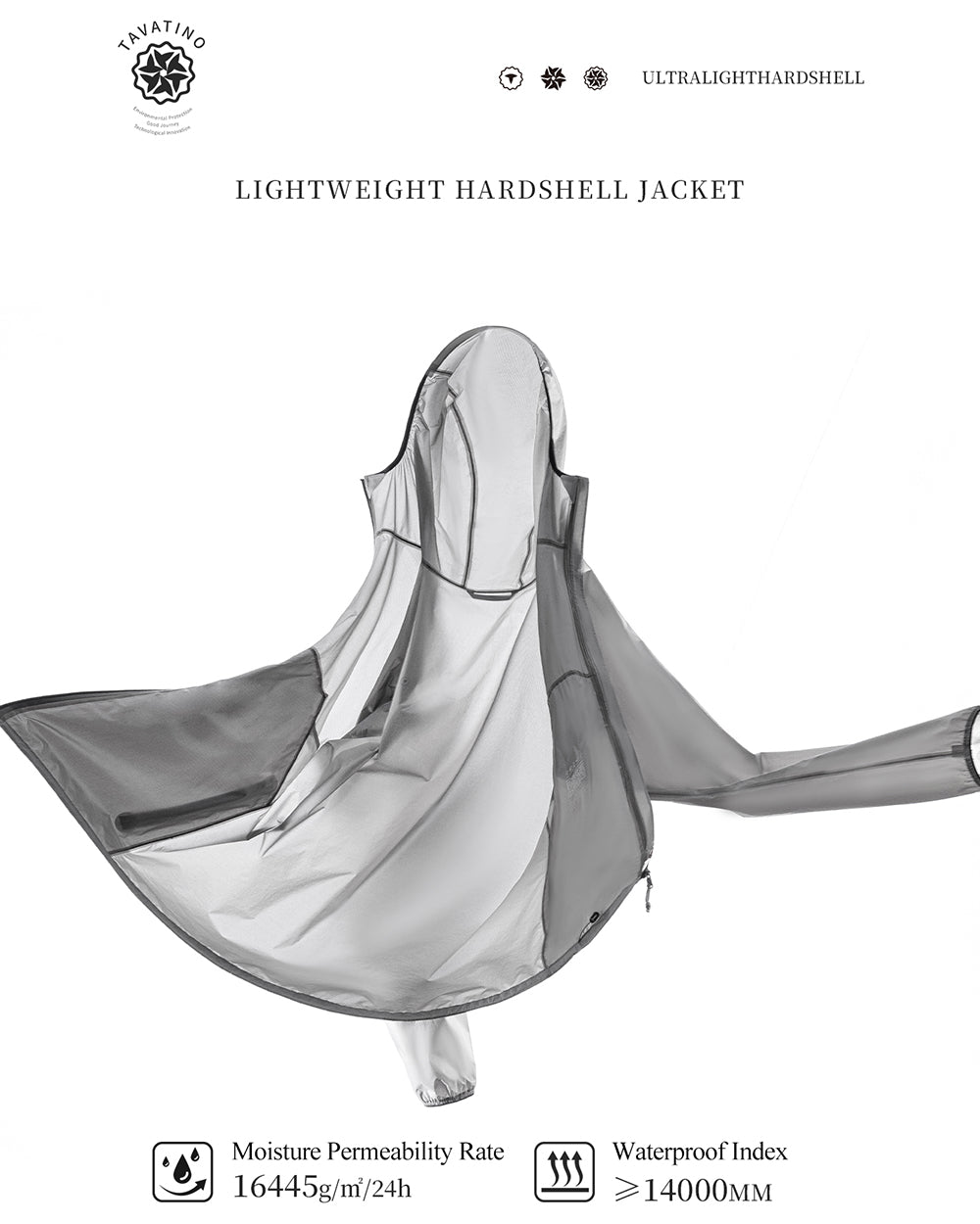 TAVATINO Hydrogen Shell Ultralight Hard Shell ZT1204