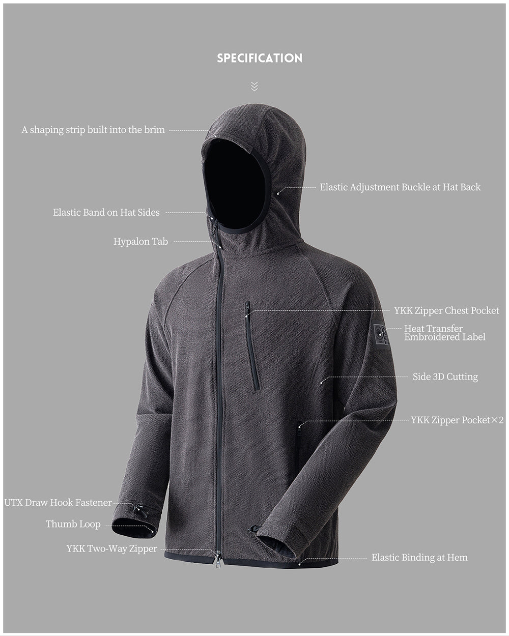TAVATINO SI Kevlar Merino Soft Shell ZT1176-2