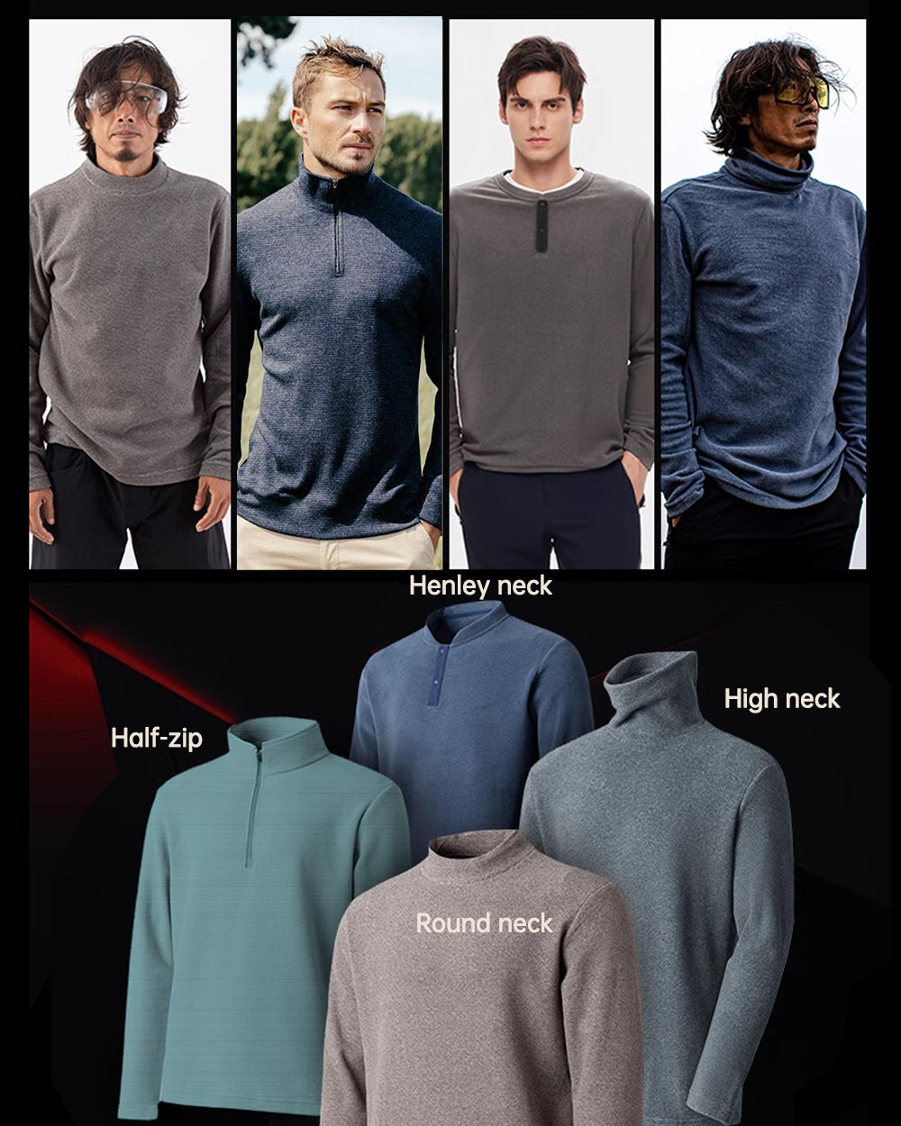 TAVATINO autumn and winter couple middle layer fleece hoodie ZT-113331