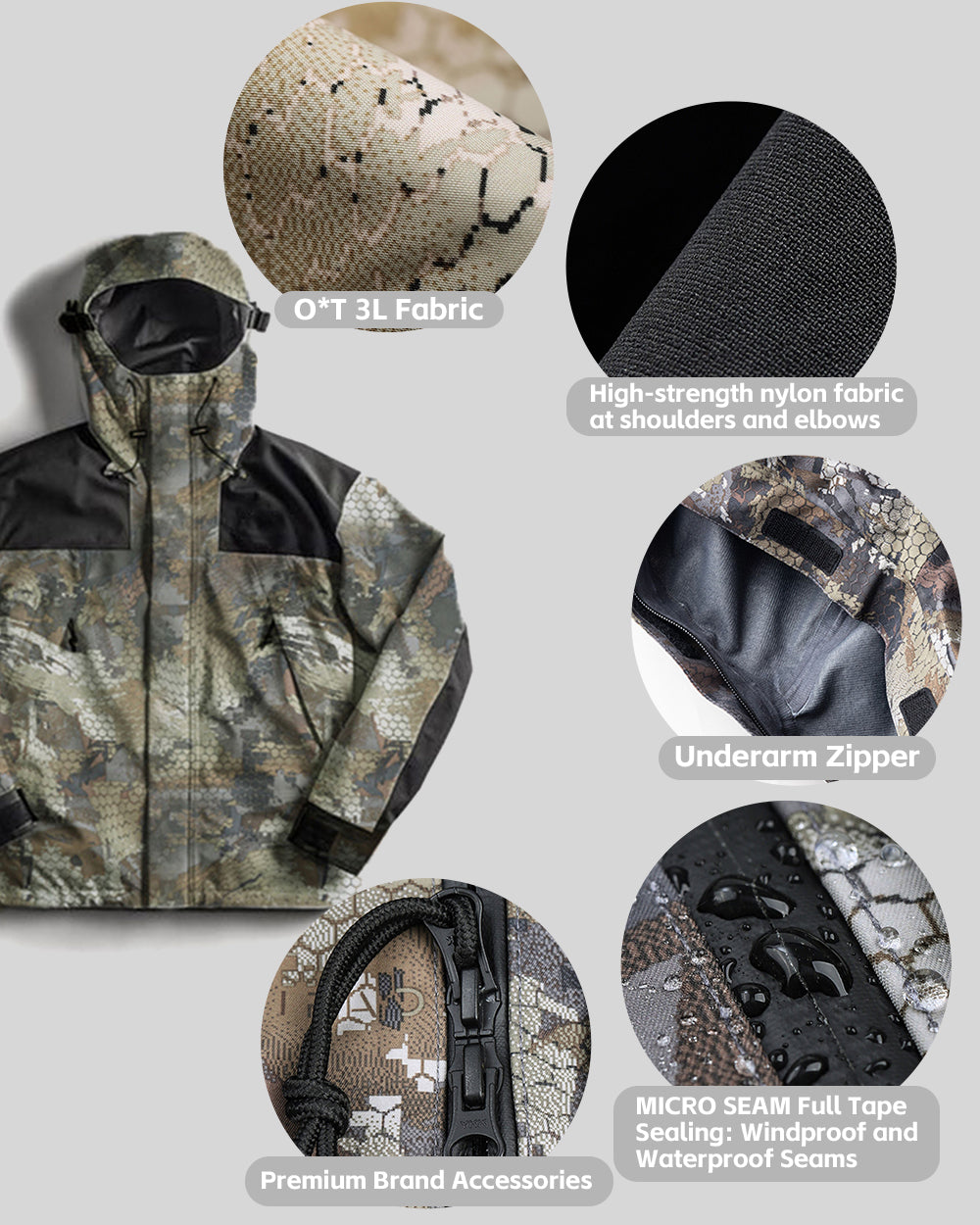 TAVATINO Open Country Camo 3L Hard Shell ZT1001 - TAVATINO