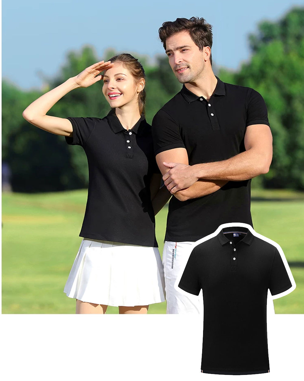 TAVATINO 2029 Luxury Cupro Cotton Business Pique Polo Shirt with cupro‑cotton blend fabric, smooth breathable texture, and refined business‑casual design