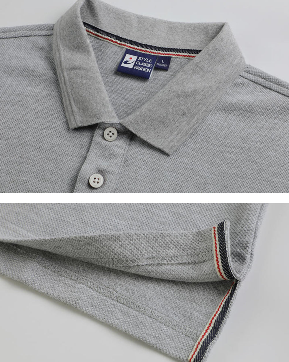 TAVATINO 2029 Luxury Cupro Cotton Business Pique Polo Shirt with cupro‑cotton blend fabric, smooth breathable texture, and refined business‑casual design