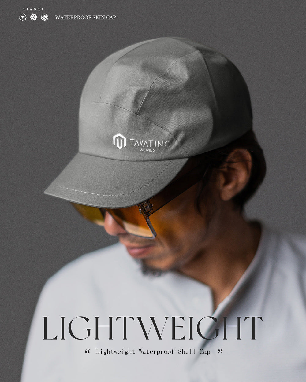 TAVATINO 37.5™ Active Waterproof Cap ZT5025 - TAVATINO#model_Model is 6'1" wearing a one‑size hat