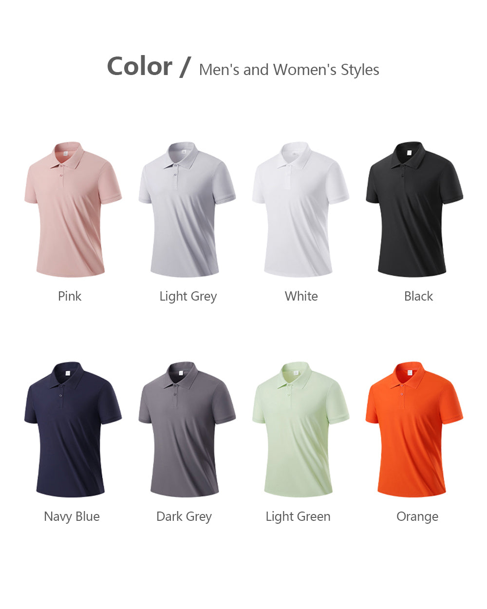 TAVATINO 8826 Cooling Pique Polo Shirt with cooling breathable pique fabric, UPF50 sun protection, and lightweight quick‑dry performance