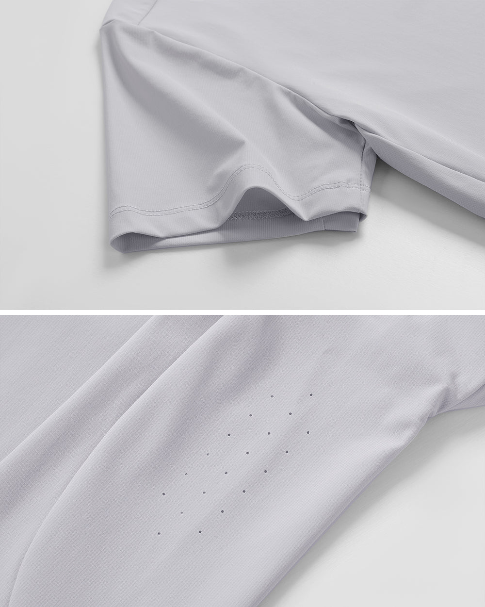 TAVATINO 8869 Ice Cooling Quarter‑Zip Wafer Grid Polo Shirt featuring ice‑cooling wafer‑grid fabric, breathable quick‑dry performance, and lightweight quarter‑zip athletic design