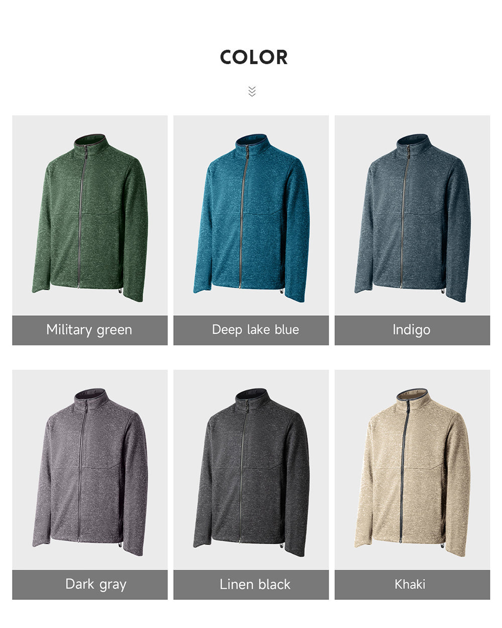 TAVATINO Executive Merino Wool Fleece Jacket ZT1123 - TAVATINO