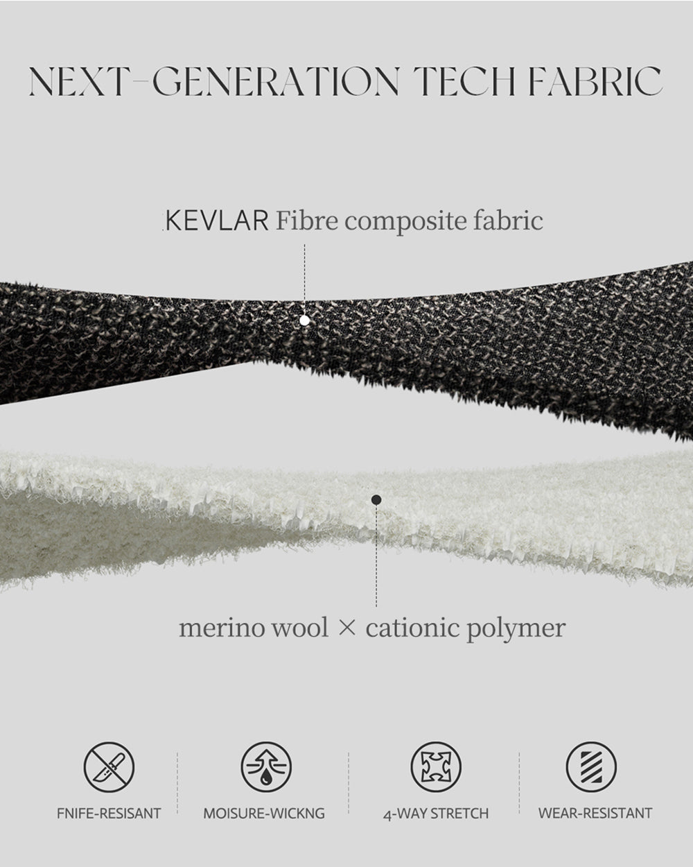 TAVATINO SI Kevlar Merino Soft Shell ZT1176-2 - TAVATINO