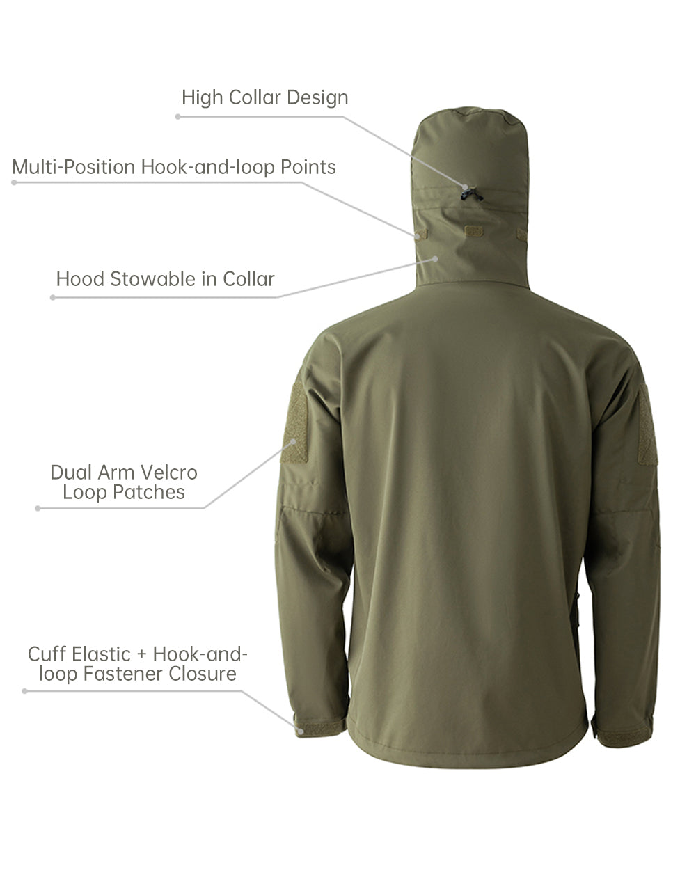 TAVATINO Tactical LT Soft Shell Jacket ZT22064 - TAVATINO