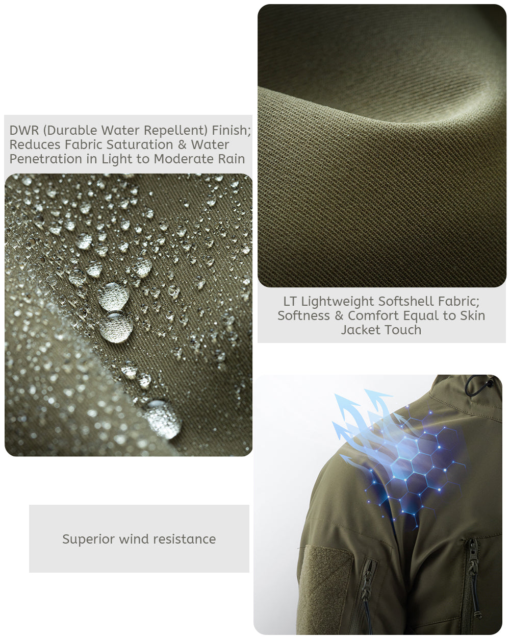 TAVATINO Tactical LT Soft Shell Jacket ZT22064 - TAVATINO